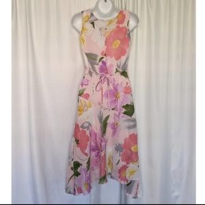 LA Conduct Girls Clothing Floral Dress Pink 14